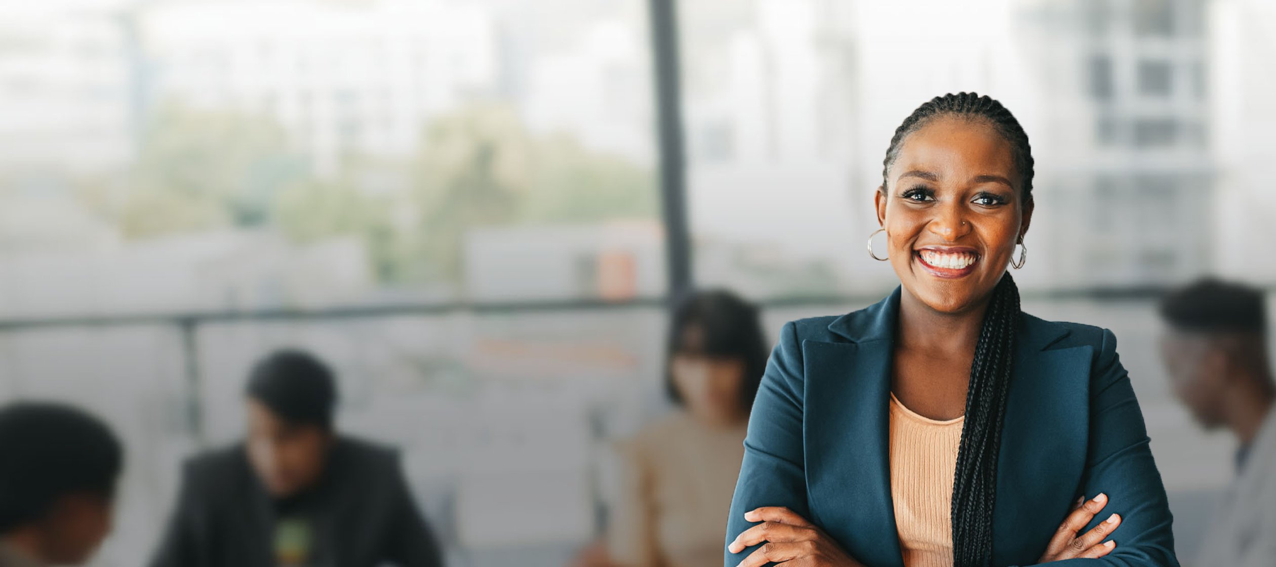 Woman in a business meeting