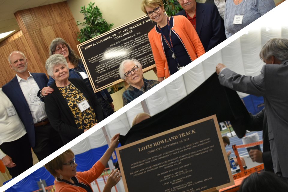 Photo Composite of Track and Concourse Dedications in 2022